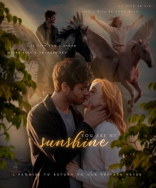 Эпиграф «You are my sunshine» — поцелуй, крылатый конь и солнечный свет