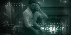 Подпись: «Monster» — пара